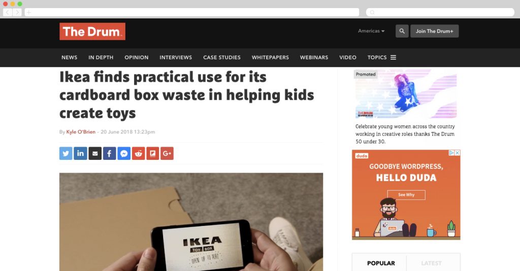 ikea's toy box app