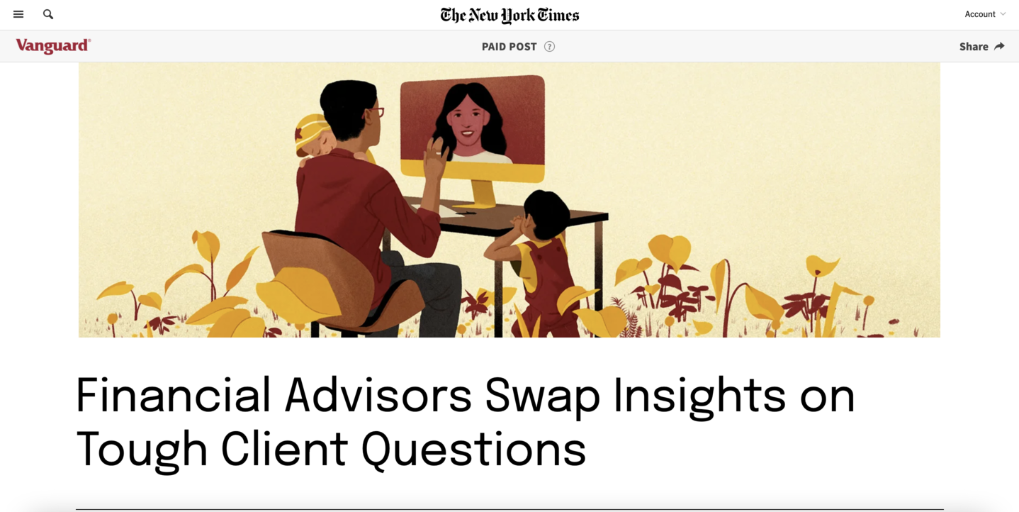 Vanguard on NYT
